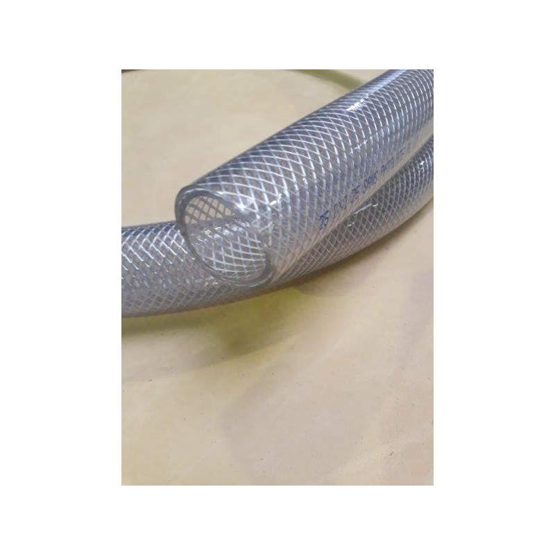 Tuyau cristal PVC armé transparent -15°C à +60°C avec tube en PVC souple  transparent de qualité alimentaire